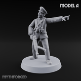 Weird War Japanese NCO Soldier A Miniature for Dungeons and Dragons, Pathfinder or other TTRPGs