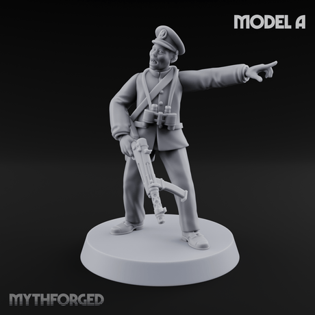 Weird War Japanese NCO Soldier A Miniature for Dungeons and Dragons, Pathfinder or other TTRPGs
