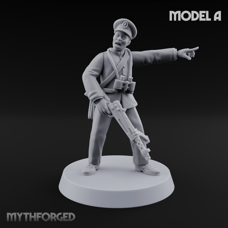 Weird War Japanese NCO Soldier Miniature for Dungeons and Dragons, Pathfinder or other TTRPGs