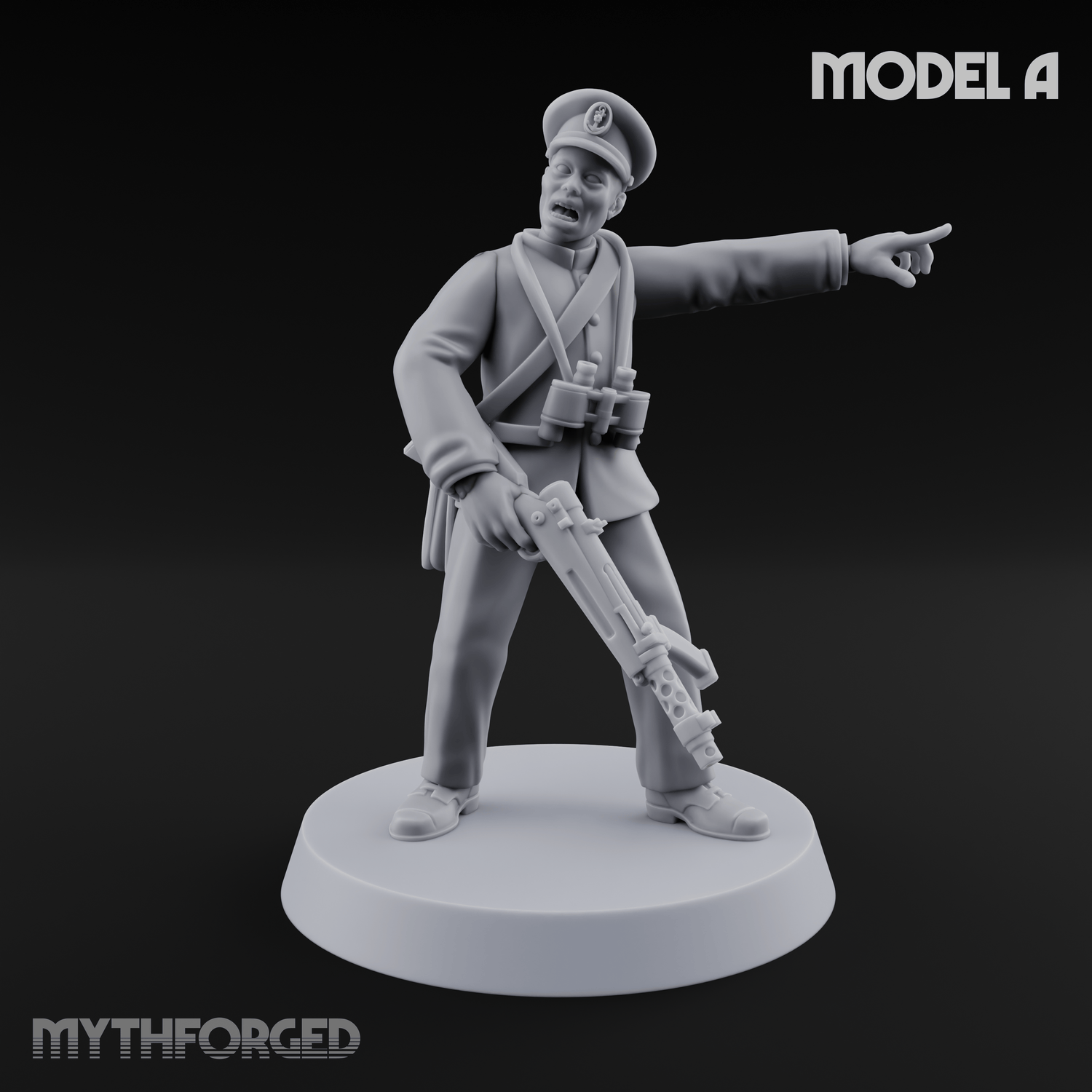 Weird War Japanese NCO Soldier A Miniature for Dungeons and Dragons, Pathfinder or other TTRPGs
