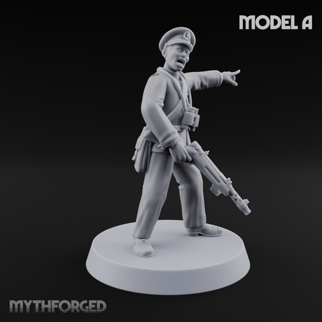 Weird War Japanese NCO Soldier A Miniature for Dungeons and Dragons, Pathfinder or other TTRPGs