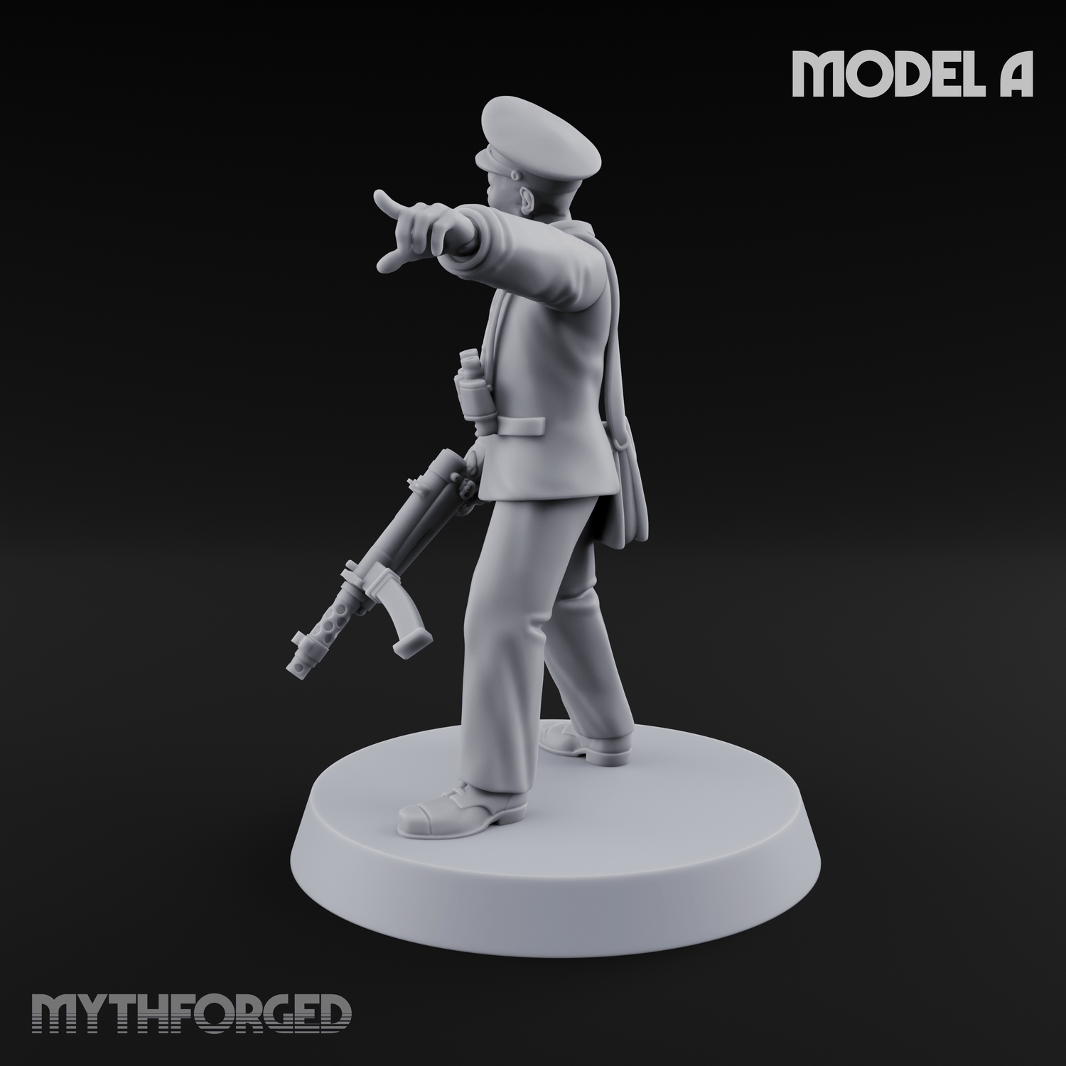 Weird War Japanese NCO Soldier A Miniature for Dungeons and Dragons, Pathfinder or other TTRPGs
