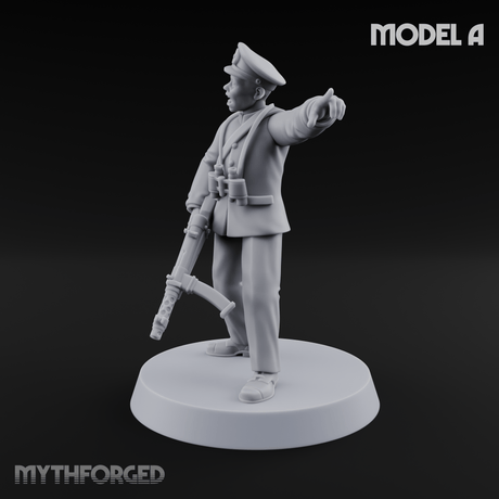 Weird War Japanese NCO Soldier A Miniature for Dungeons and Dragons, Pathfinder or other TTRPGs