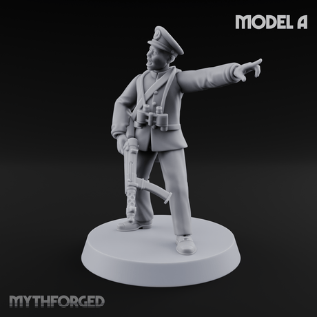 Weird War Japanese NCO Soldier A Miniature for Dungeons and Dragons, Pathfinder or other TTRPGs