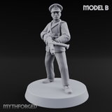 Weird War Japanese NCO Soldier B Miniature for Dungeons and Dragons, Pathfinder or other TTRPGs