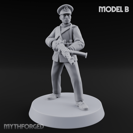 Weird War Japanese NCO Soldier Miniature for Dungeons and Dragons, Pathfinder or other TTRPGs