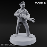 Weird War Japanese NCO Soldier B Miniature for Dungeons and Dragons, Pathfinder or other TTRPGs