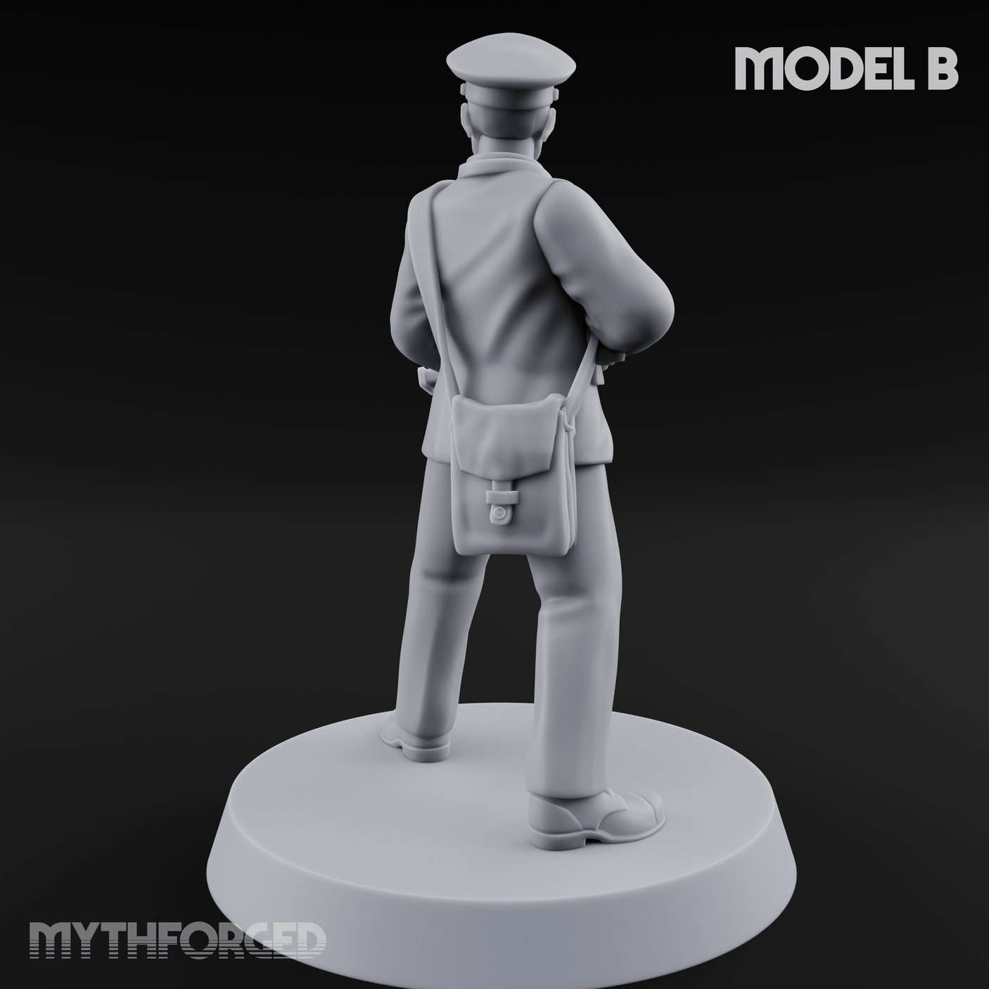Weird War Japanese NCO Soldier B Miniature for Dungeons and Dragons, Pathfinder or other TTRPGs