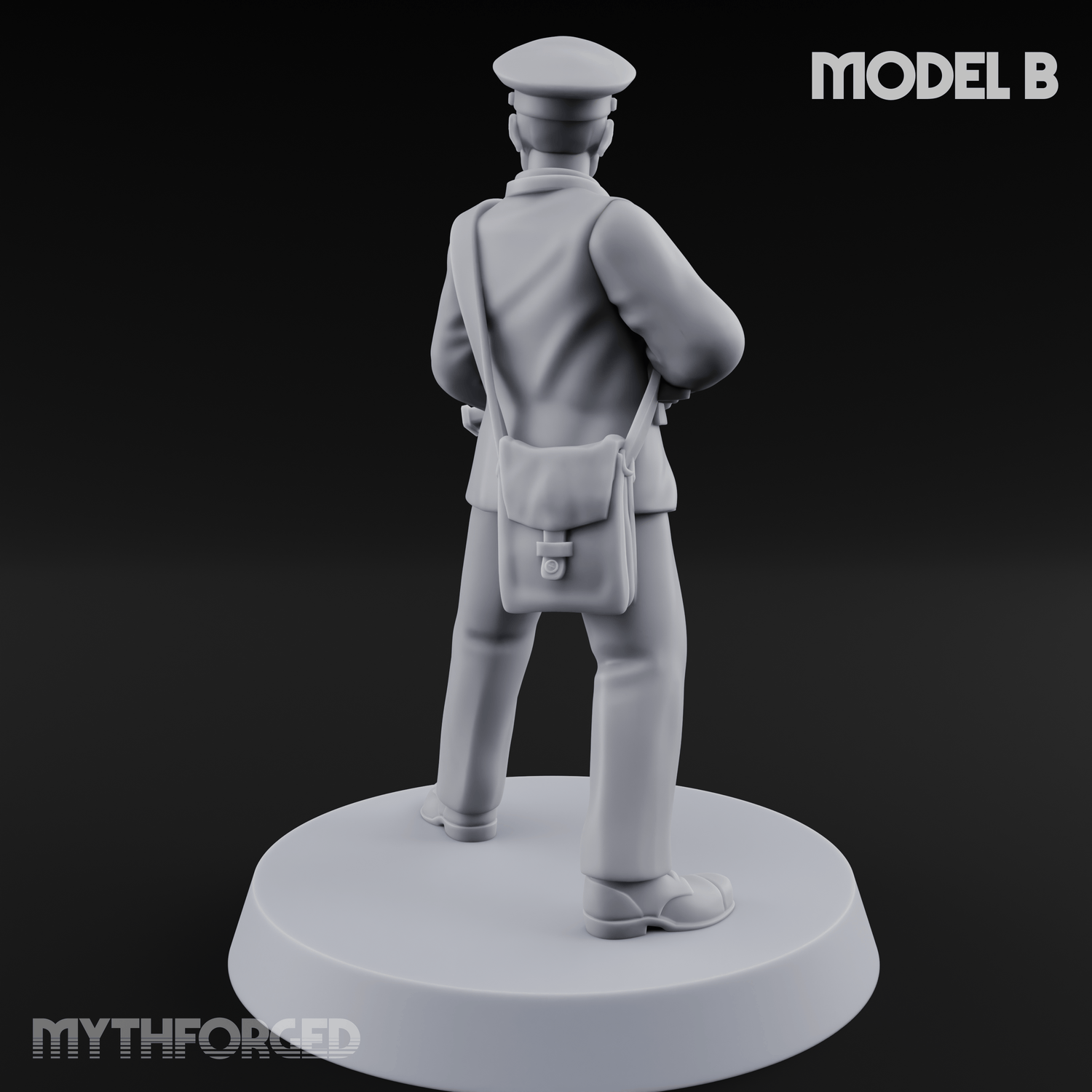 Weird War Japanese NCO Soldier B Miniature for Dungeons and Dragons, Pathfinder or other TTRPGs