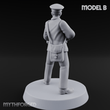 Weird War Japanese NCO Soldier B Miniature for Dungeons and Dragons, Pathfinder or other TTRPGs