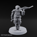 Weird War Japanese Ninja NCO Miniature for Dungeons and Dragons, Pathfinder or other TTRPGs