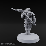 Weird War Japanese Ninja NCO Miniature for Dungeons and Dragons, Pathfinder or other TTRPGs