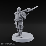 Weird War Japanese Ninja NCO Miniature for Dungeons and Dragons, Pathfinder or other TTRPGs