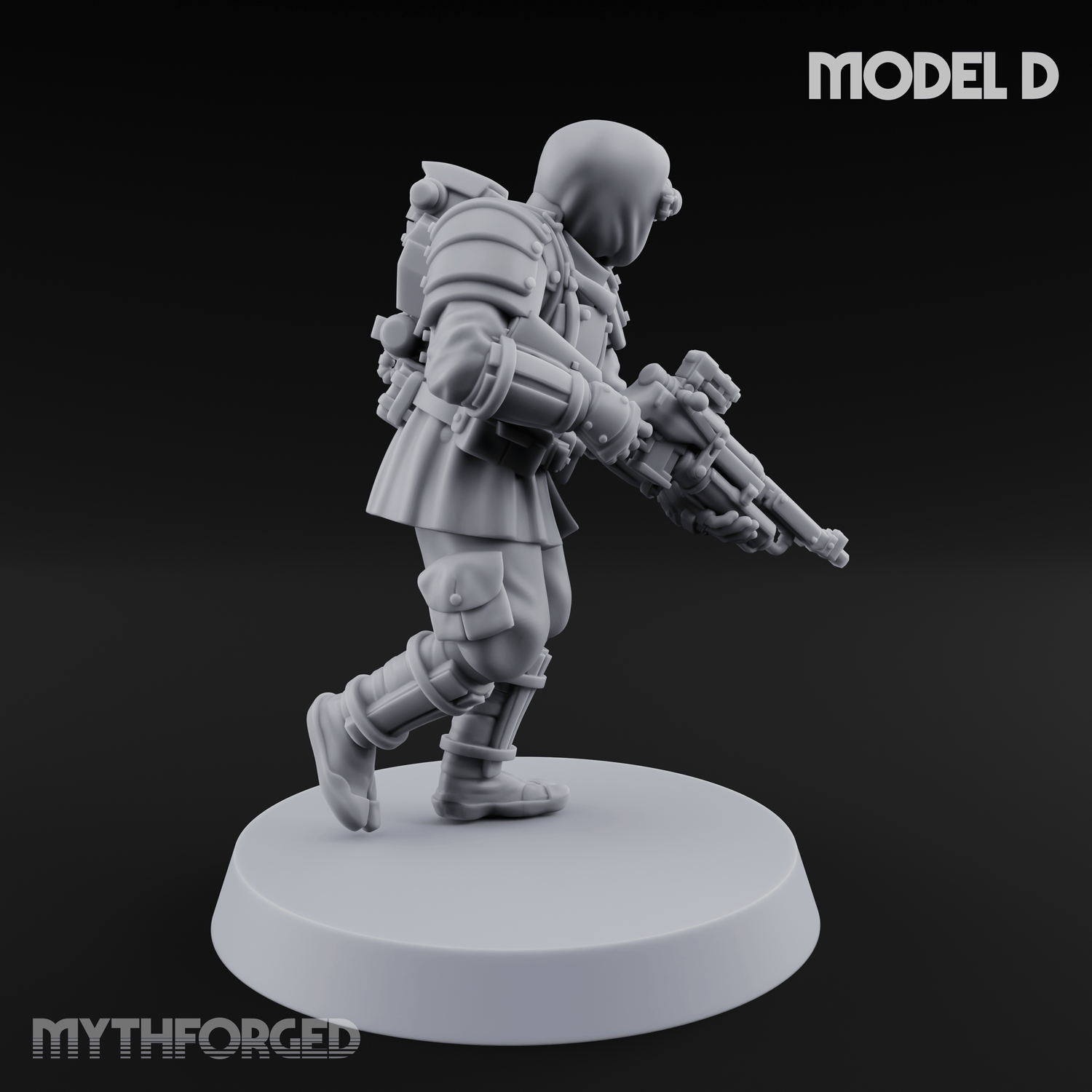 Weird War Japanese Ninja Riflemen D Miniature for Dungeons and Dragons, Pathfinder or other TTRPGs