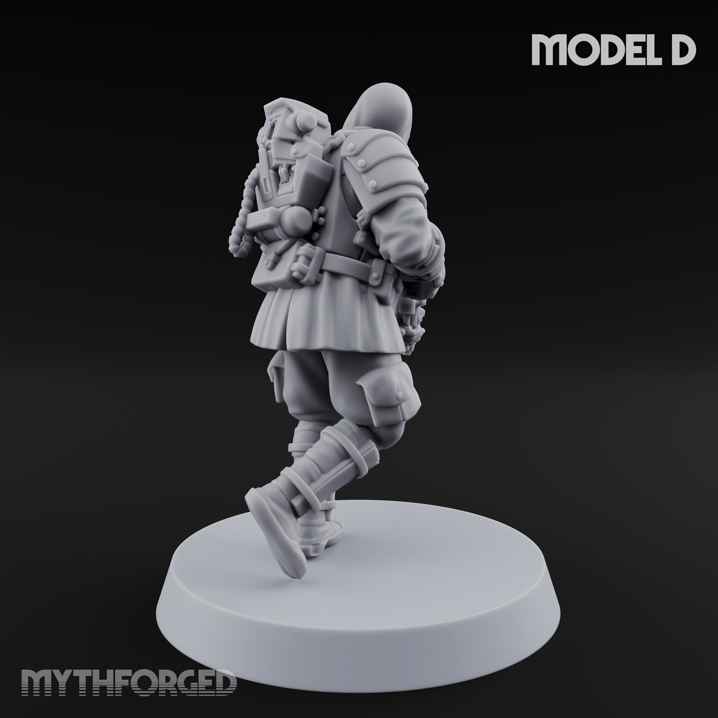 Weird War Japanese Ninja Riflemen D Miniature for Dungeons and Dragons, Pathfinder or other TTRPGs