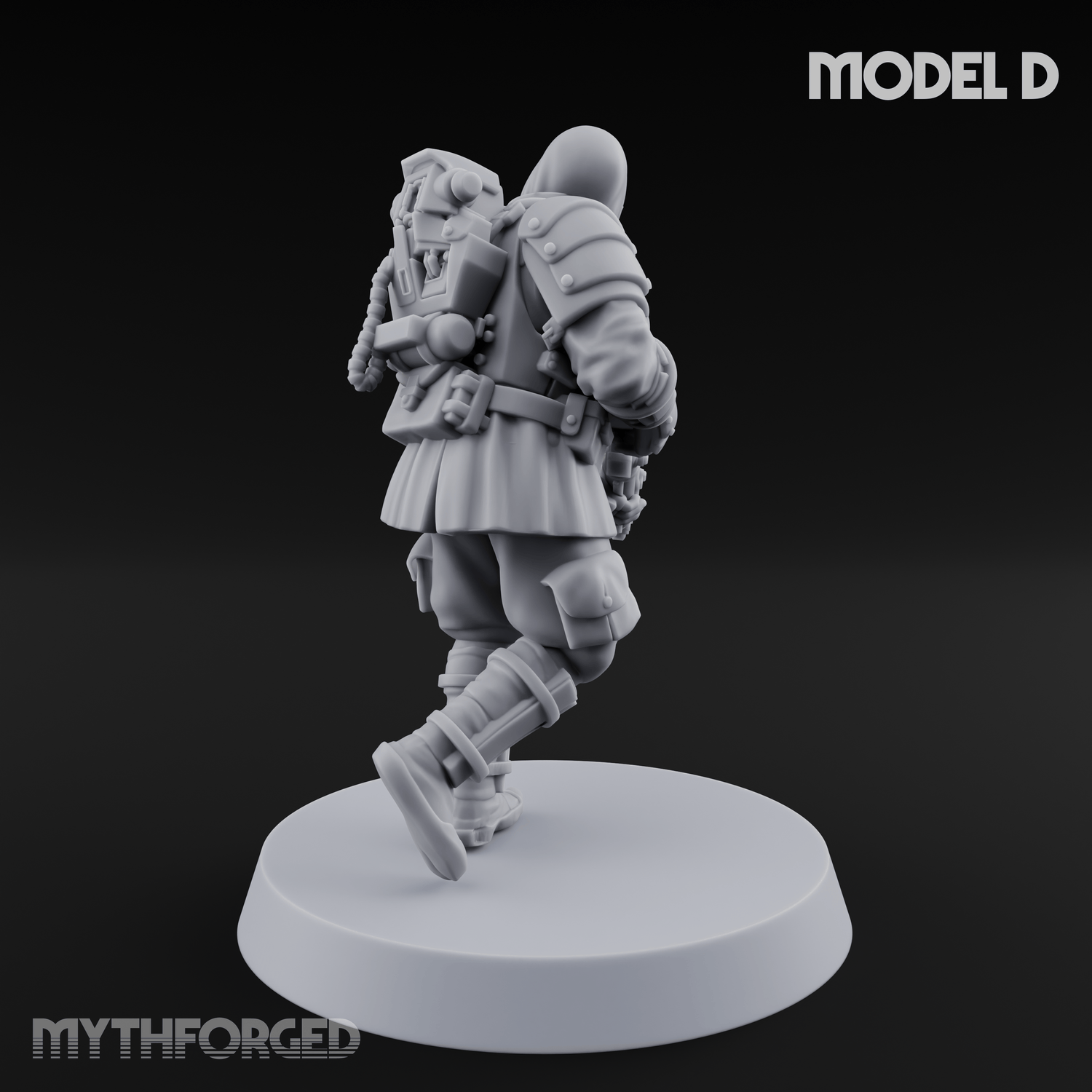 Weird War Japanese Ninja Riflemen D Miniature for Dungeons and Dragons, Pathfinder or other TTRPGs