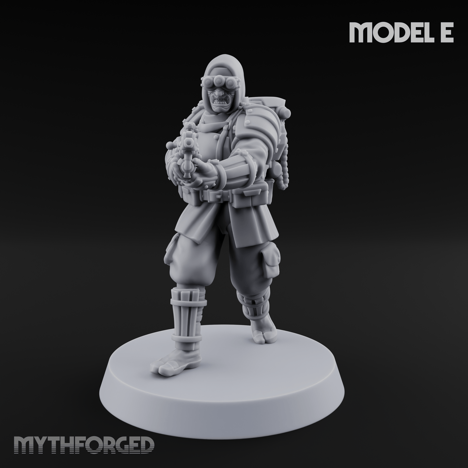 Weird War Japanese Ninja Riflemen E Miniature for Dungeons and Dragons, Pathfinder or other TTRPGs