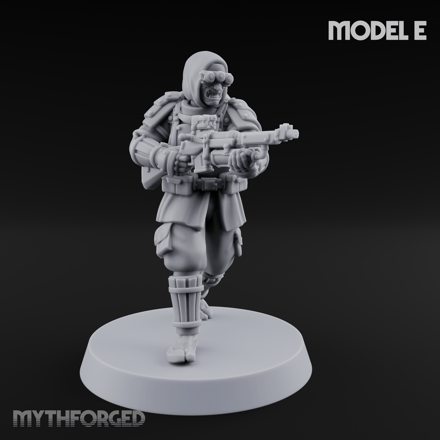 Weird War Japanese Ninja Riflemen E Miniature for Dungeons and Dragons, Pathfinder or other TTRPGs