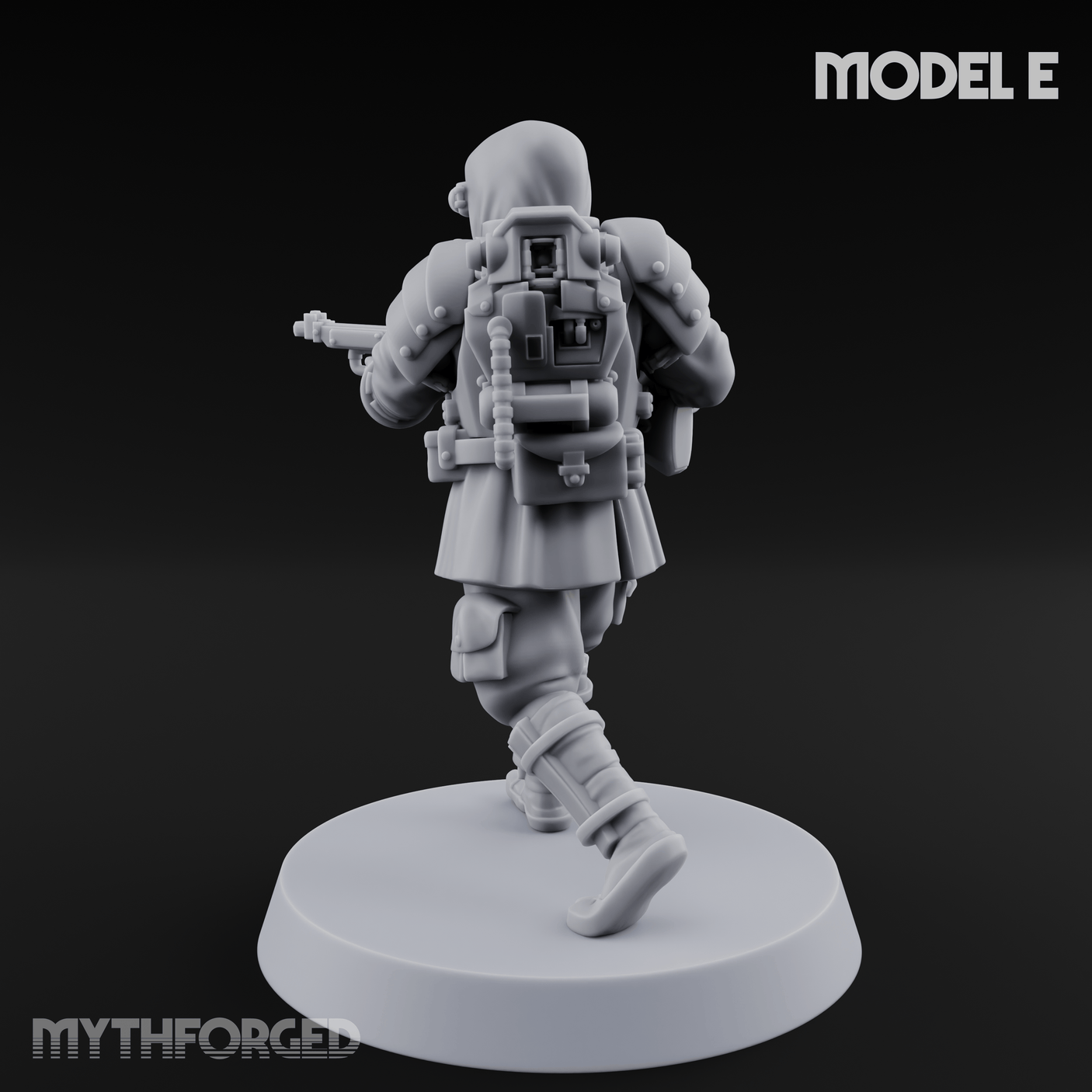 Weird War Japanese Ninja Riflemen E Miniature for Dungeons and Dragons, Pathfinder or other TTRPGs