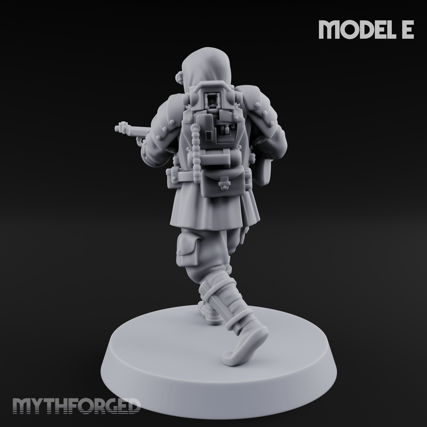 Weird War Japanese Ninja Riflemen E Miniature for Dungeons and Dragons, Pathfinder or other TTRPGs