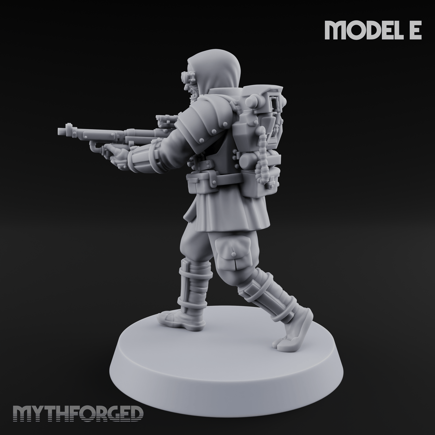 Weird War Japanese Ninja Riflemen E Miniature for Dungeons and Dragons, Pathfinder or other TTRPGs