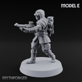 Weird War Japanese Ninja Riflemen E Miniature for Dungeons and Dragons, Pathfinder or other TTRPGs