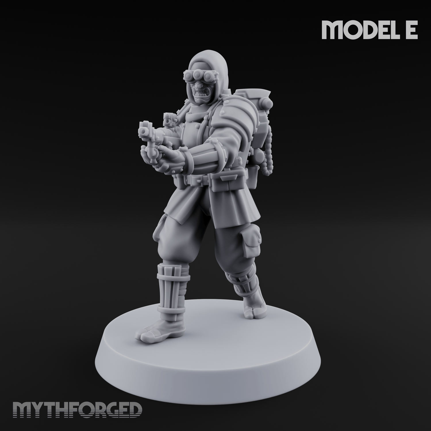 Weird War Japanese Ninja Riflemen E Miniature for Dungeons and Dragons, Pathfinder or other TTRPGs