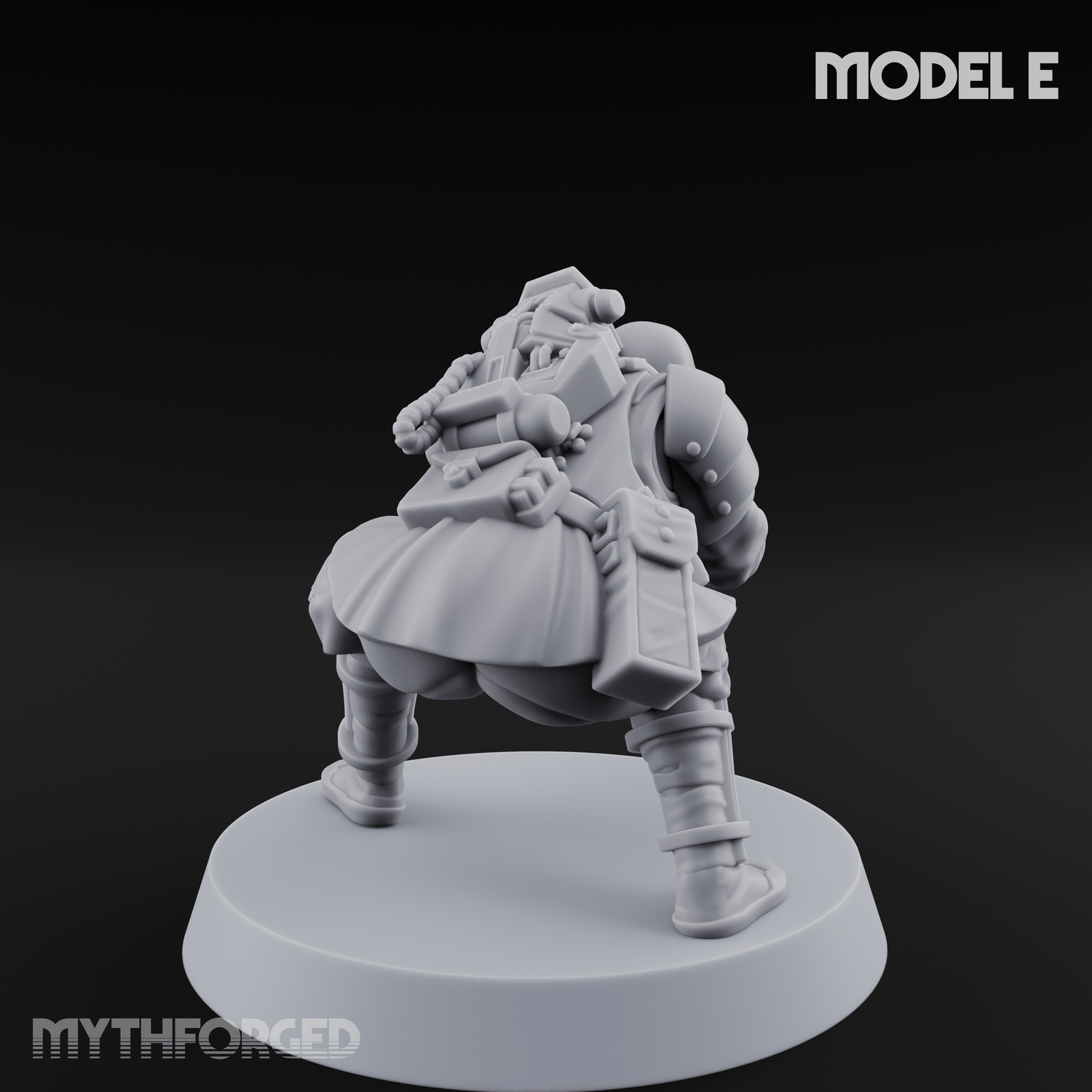 Weird War Japanese Ninja SMG Gunners E Miniature for Dungeons and Dragons, Pathfinder or other TTRPGs