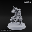 Weird War Japanese Ninja Soldiers A Miniature for Dungeons and Dragons, Pathfinder or other TTRPGs