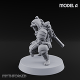 Weird War Japanese Ninja Soldiers A Miniature for Dungeons and Dragons, Pathfinder or other TTRPGs