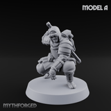 Weird War Japanese Ninja Soldiers A Miniature for Dungeons and Dragons, Pathfinder or other TTRPGs