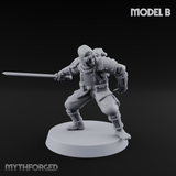 Weird War Japanese Ninja Soldiers Miniature for Dungeons and Dragons, Pathfinder or other TTRPGs