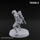 Weird War Japanese Ninja Soldiers B Miniature for Dungeons and Dragons, Pathfinder or other TTRPGs
