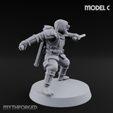 Weird War Japanese Ninja Soldiers C Miniature for Dungeons and Dragons, Pathfinder or other TTRPGs