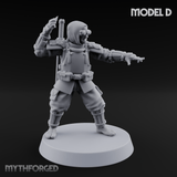 Weird War Japanese Ninja Soldiers D Miniature for Dungeons and Dragons, Pathfinder or other TTRPGs