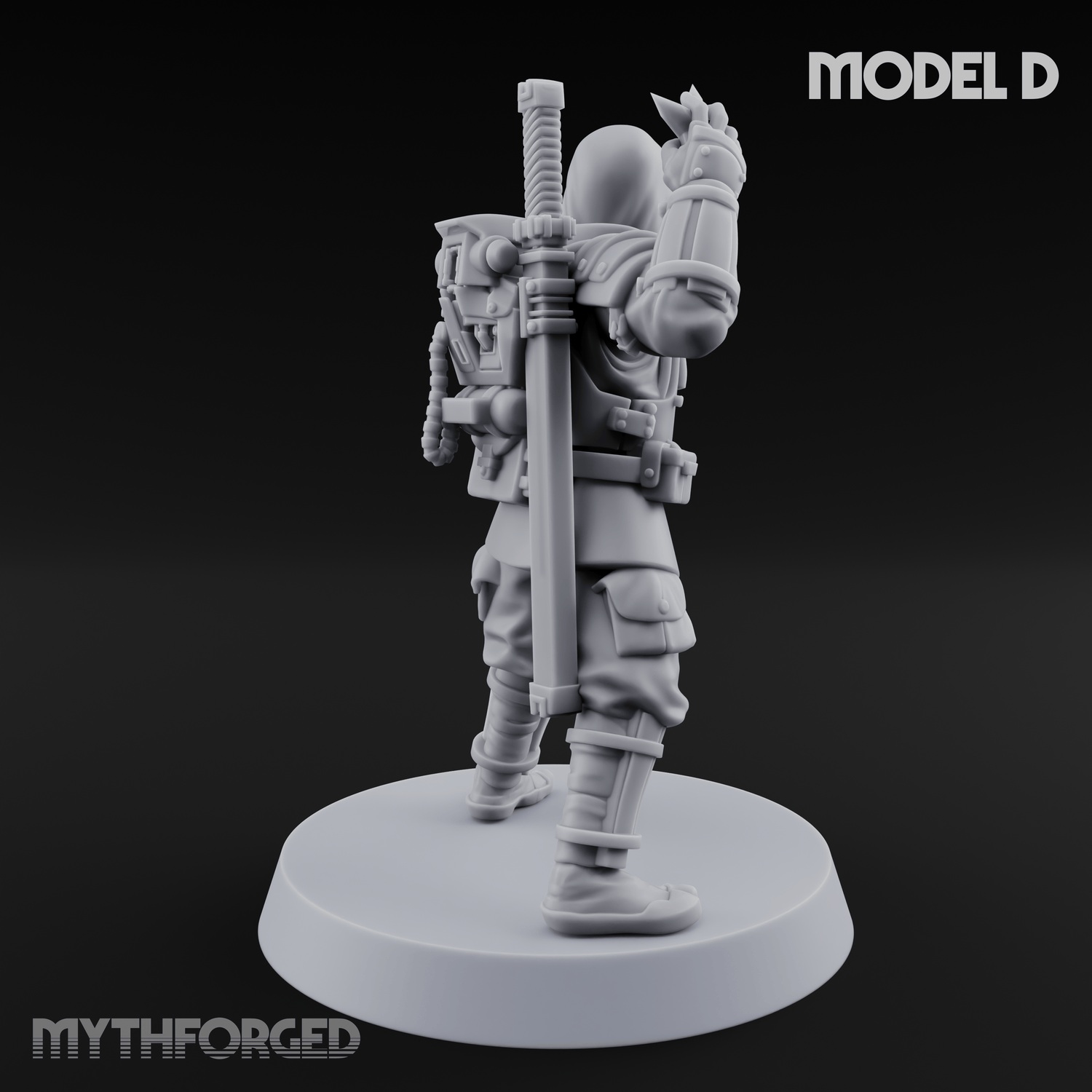Weird War Japanese Ninja Soldiers D Miniature for Dungeons and Dragons, Pathfinder or other TTRPGs