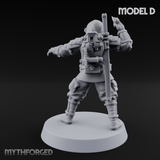 Weird War Japanese Ninja Soldiers D Miniature for Dungeons and Dragons, Pathfinder or other TTRPGs