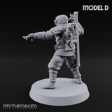Weird War Japanese Ninja Soldiers D Miniature for Dungeons and Dragons, Pathfinder or other TTRPGs
