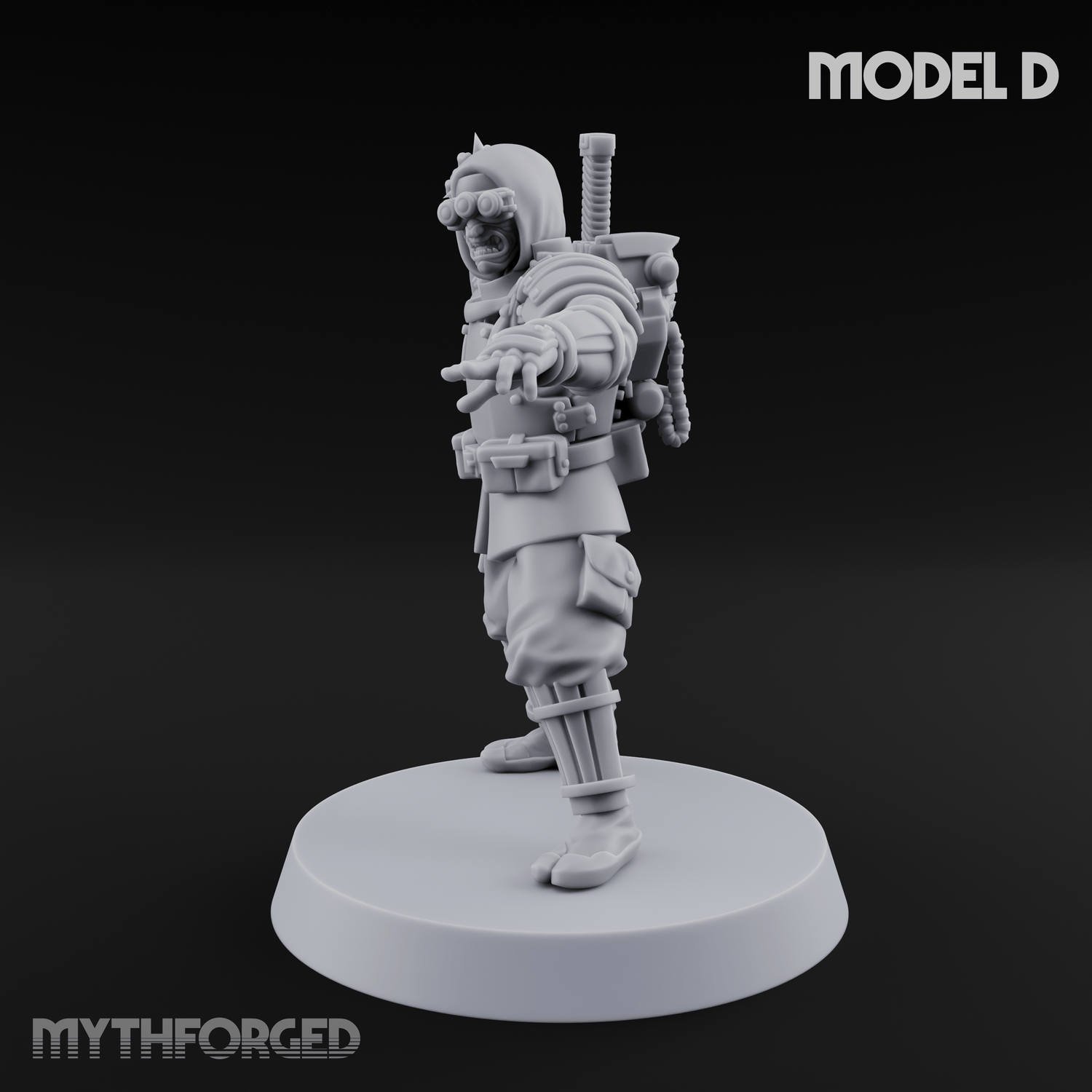 Weird War Japanese Ninja Soldiers D Miniature for Dungeons and Dragons, Pathfinder or other TTRPGs
