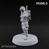 Weird War Japanese Ninja Soldiers D Miniature for Dungeons and Dragons, Pathfinder or other TTRPGs