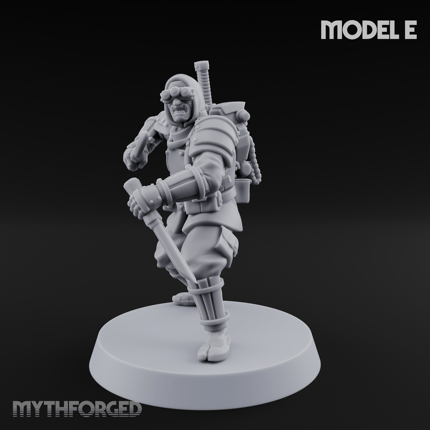 Weird War Japanese Ninja Soldiers E Miniature for Dungeons and Dragons, Pathfinder or other TTRPGs