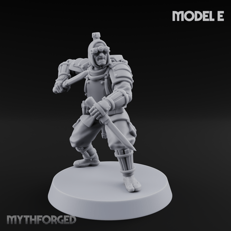 Weird War Japanese Ninja Soldiers E Miniature for Dungeons and Dragons, Pathfinder or other TTRPGs