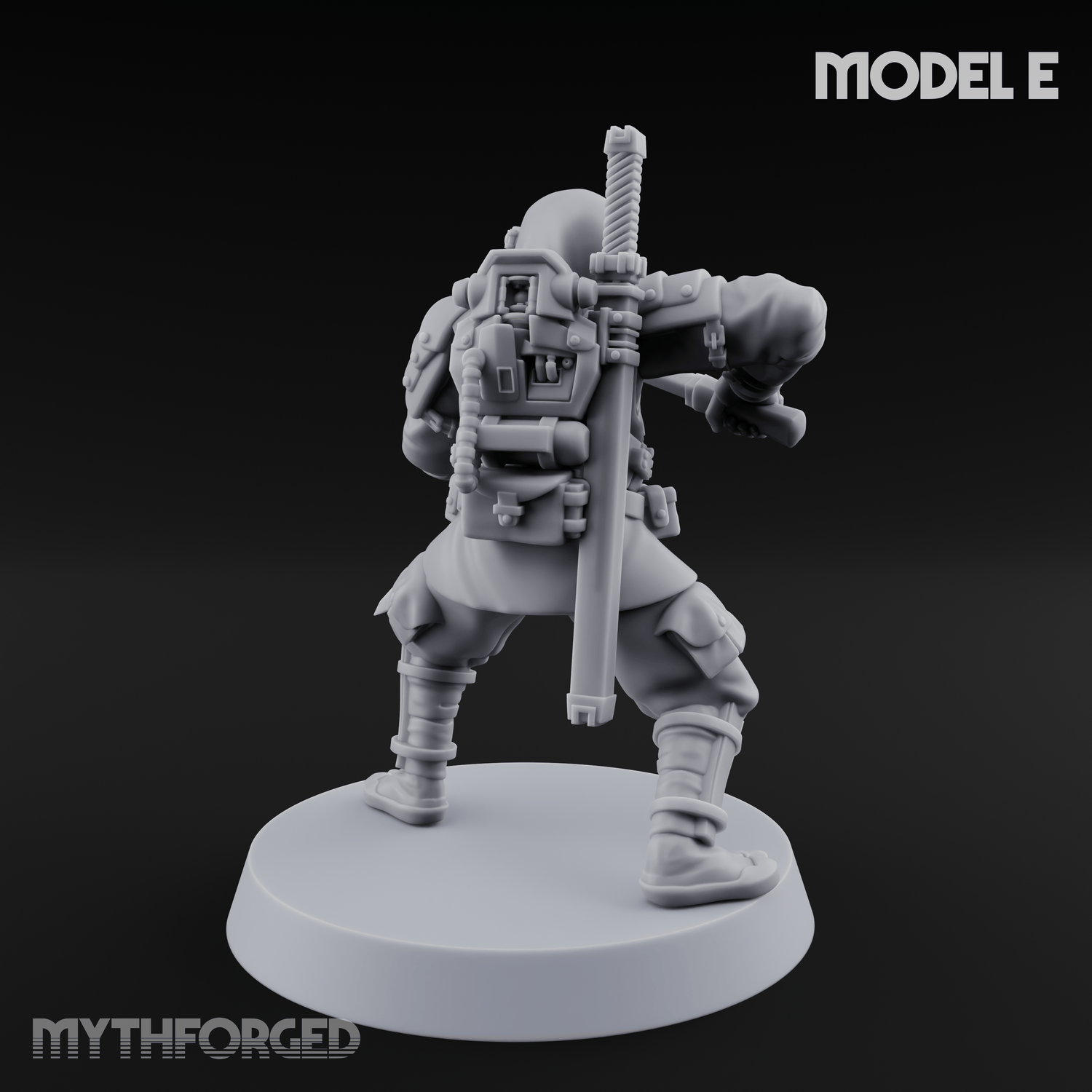 Weird War Japanese Ninja Soldiers E Miniature for Dungeons and Dragons, Pathfinder or other TTRPGs