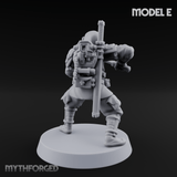 Weird War Japanese Ninja Soldiers E Miniature for Dungeons and Dragons, Pathfinder or other TTRPGs
