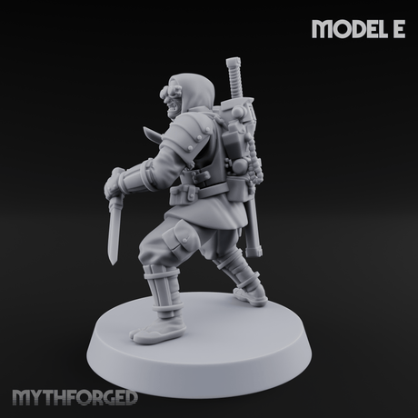 Weird War Japanese Ninja Soldiers E Miniature for Dungeons and Dragons, Pathfinder or other TTRPGs