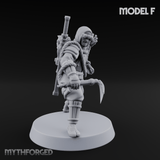 Weird War Japanese Ninja Soldiers Miniature for Dungeons and Dragons, Pathfinder or other TTRPGs