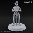 Weird War Japanese Officers B Miniature for Dungeons and Dragons, Pathfinder or other TTRPGs