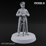 Weird War Japanese Officers B Miniature for Dungeons and Dragons, Pathfinder or other TTRPGs