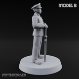 Weird War Japanese Officers B Miniature for Dungeons and Dragons, Pathfinder or other TTRPGs
