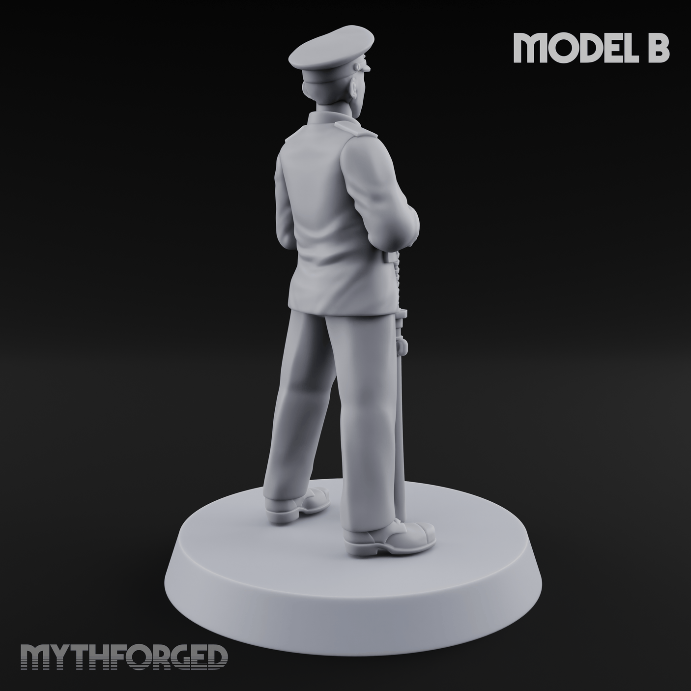 Weird War Japanese Officers B Miniature for Dungeons and Dragons, Pathfinder or other TTRPGs